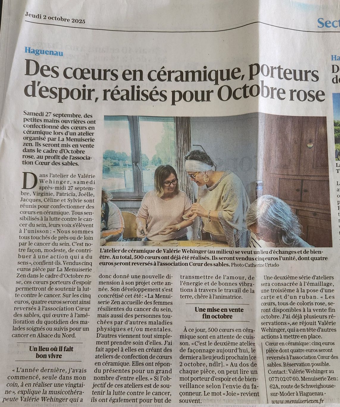 coeur rose octobre rose internet